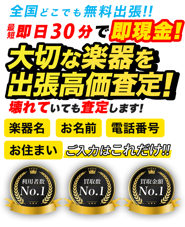 楽器なんでも出張高価買取